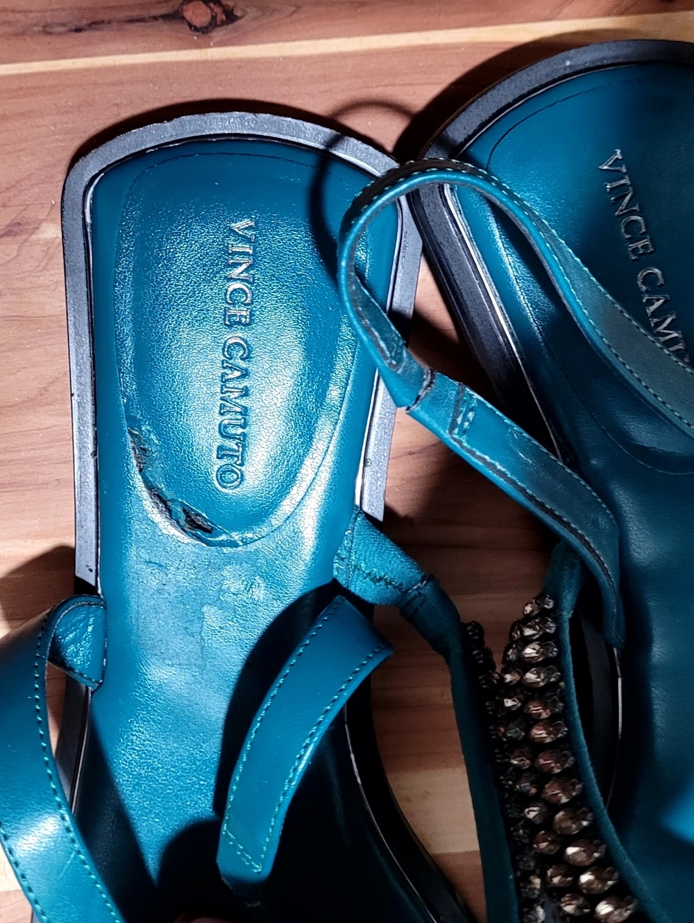 Vince Camuto Prizza Strappy Sandals 11M/42 1/2 - Picture 14 of 16